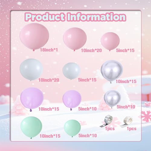 153Pcs Christmas Balloon Arch Kit H71618