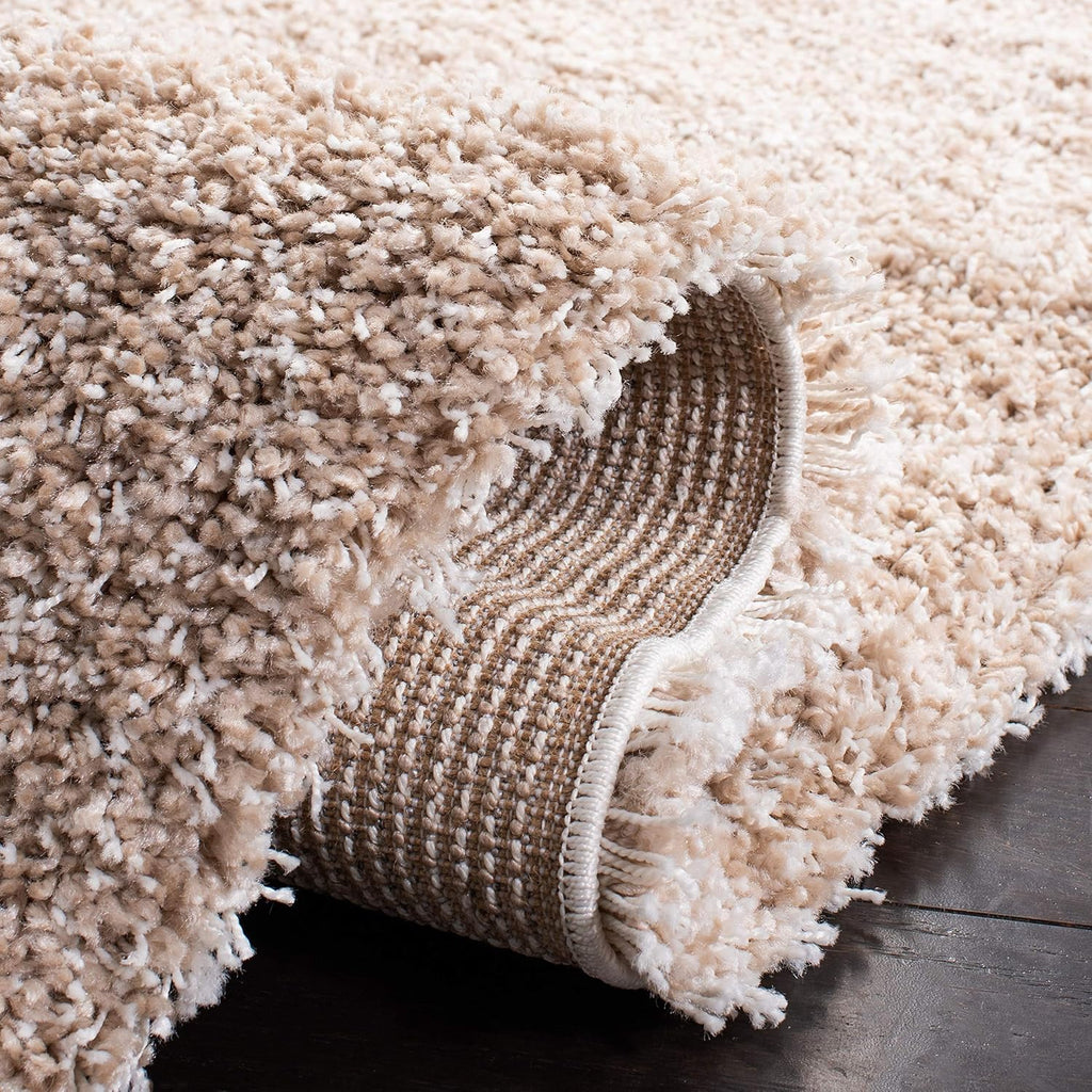 Beige Plush 2-inch Thick Runner S731