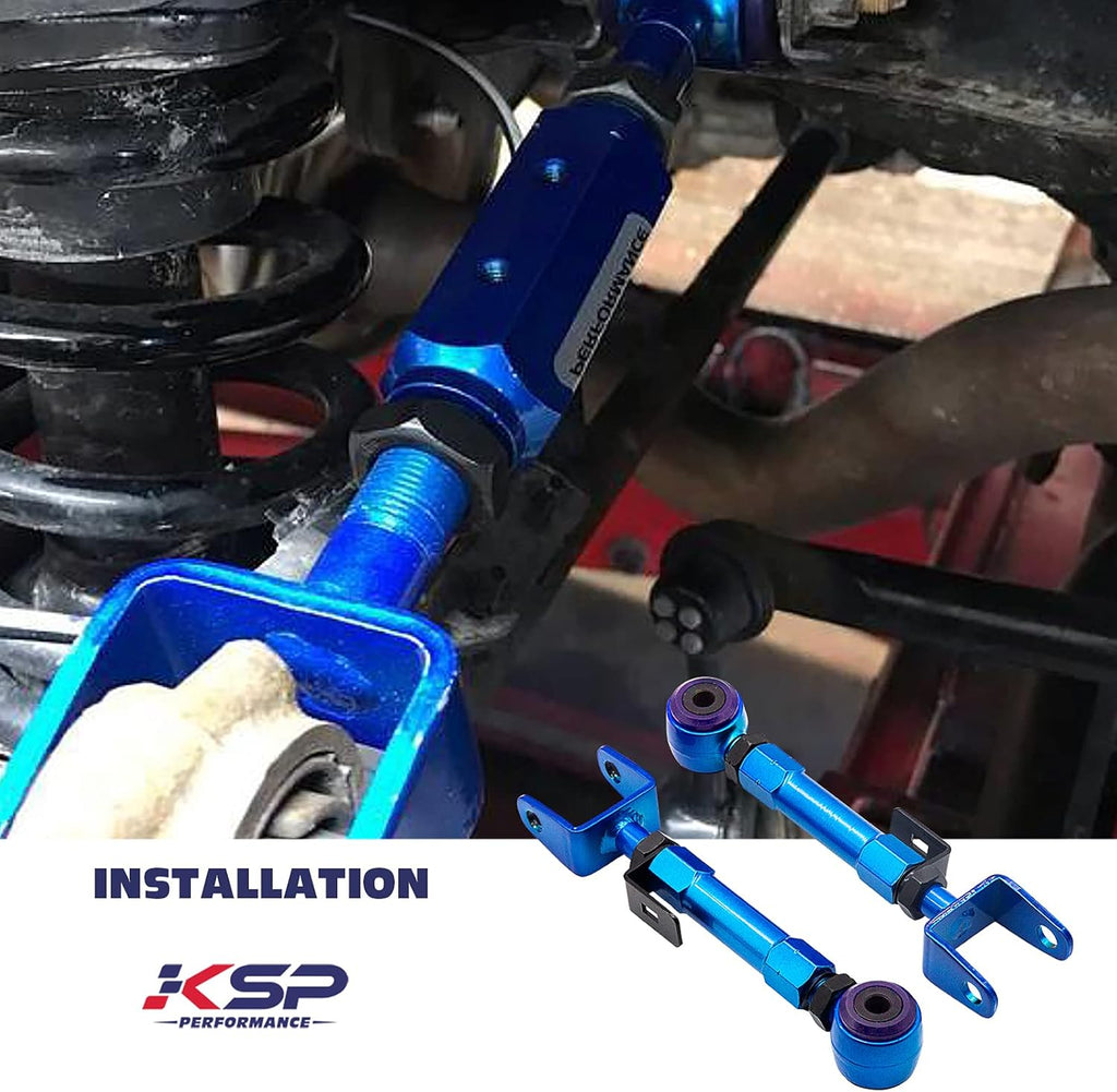 Rear Upper Camber Arms Kit Control Rod Adjustable -2° to +4° R833480