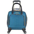Teal 4-Wheel Underseat Carry-On I314702