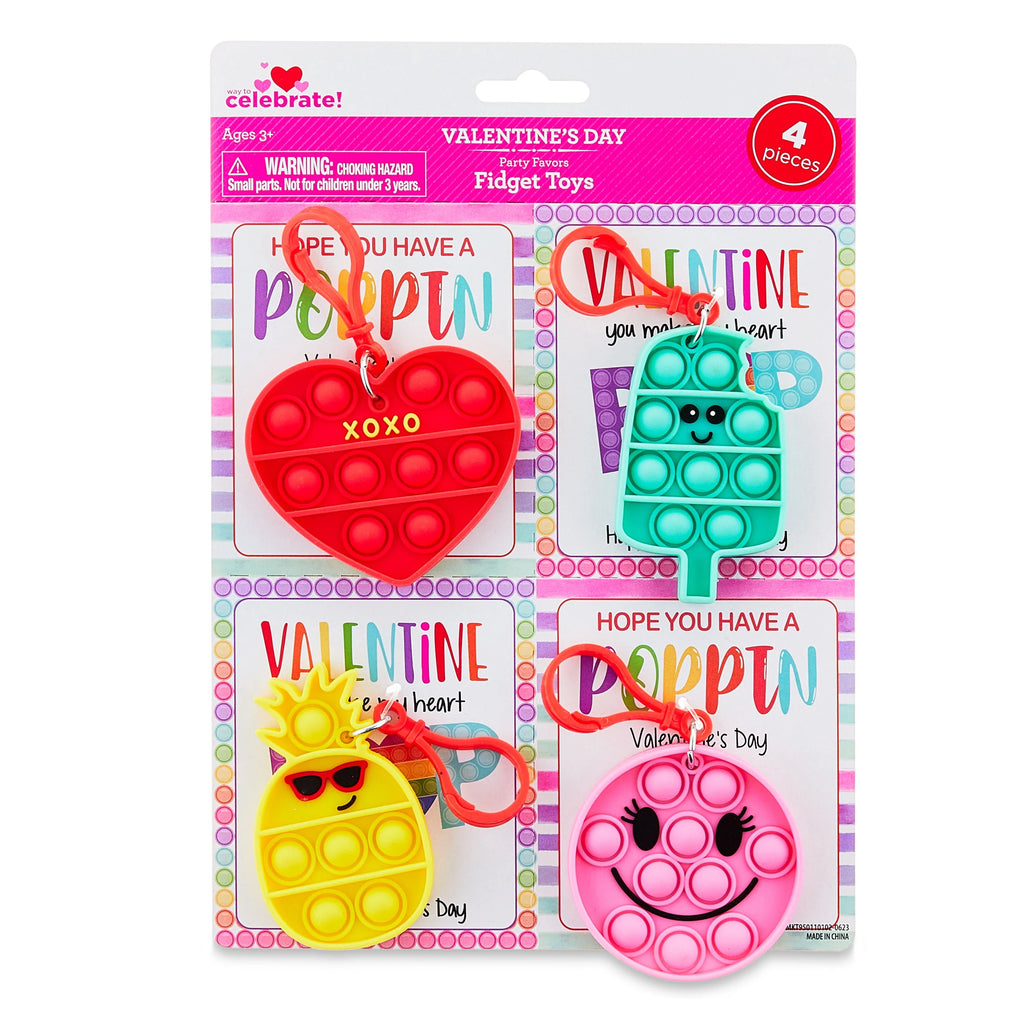Fidget Toys Party Favors, Ages 3+, 4 Count O34477