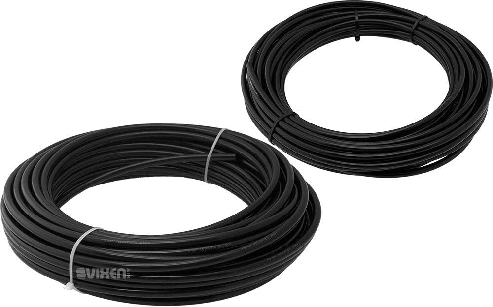 8 Valve Suspension Manifold with Two Dual Needle Black Gauges, 3/8" OD Hose 100 FT, 1/4" OD Hose 50 FT and Fittings H256026