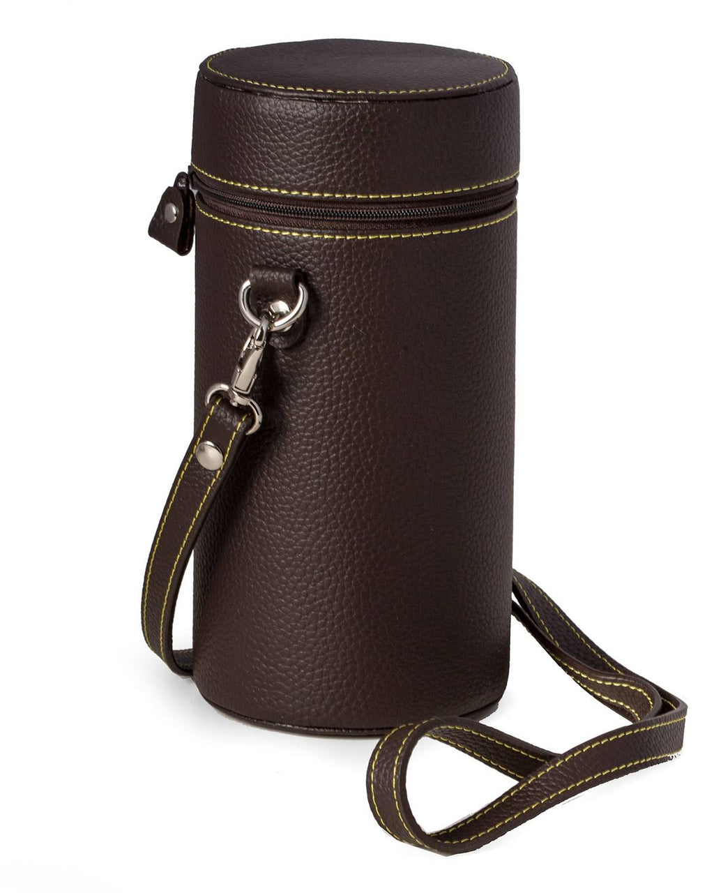 7-Piece Flask Set in Leather Carrying Case Y8329