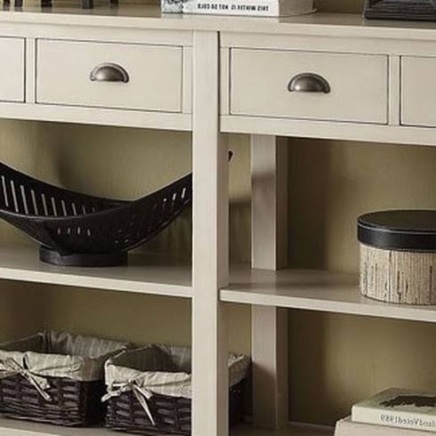 Cream Console Table V7804