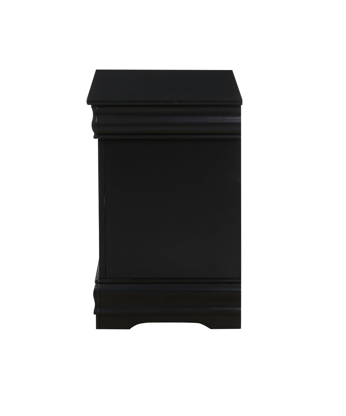 Vintage Wood Nightstand with Drawers J571250