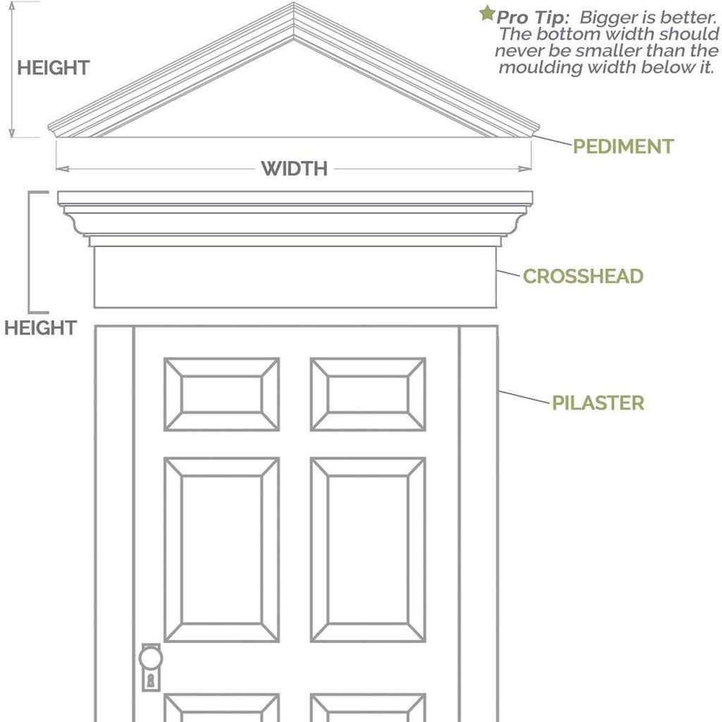 Flat Panel PVC Pilaster (Pair) K41905
