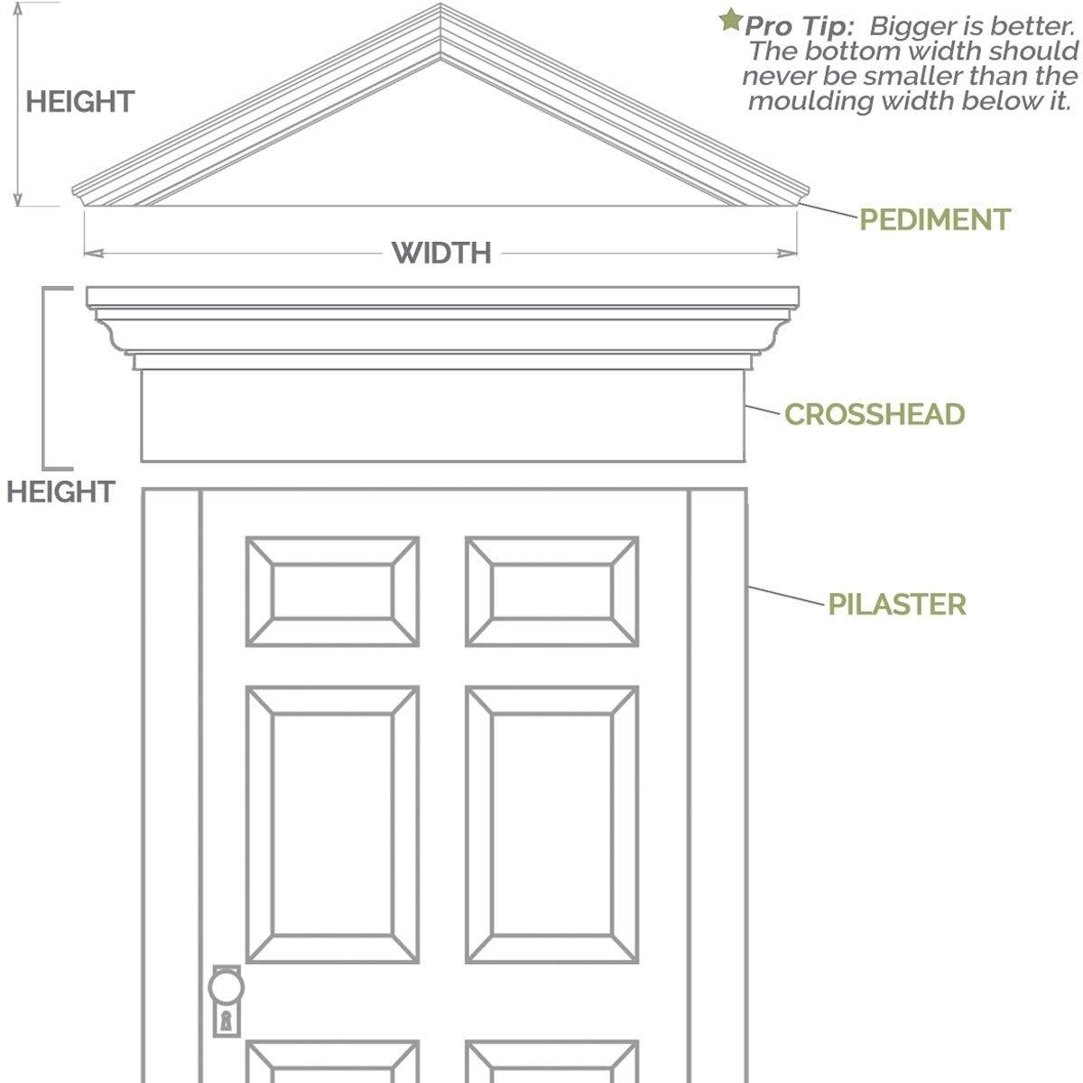 Flat Panel PVC Pilaster (Pair) K41905