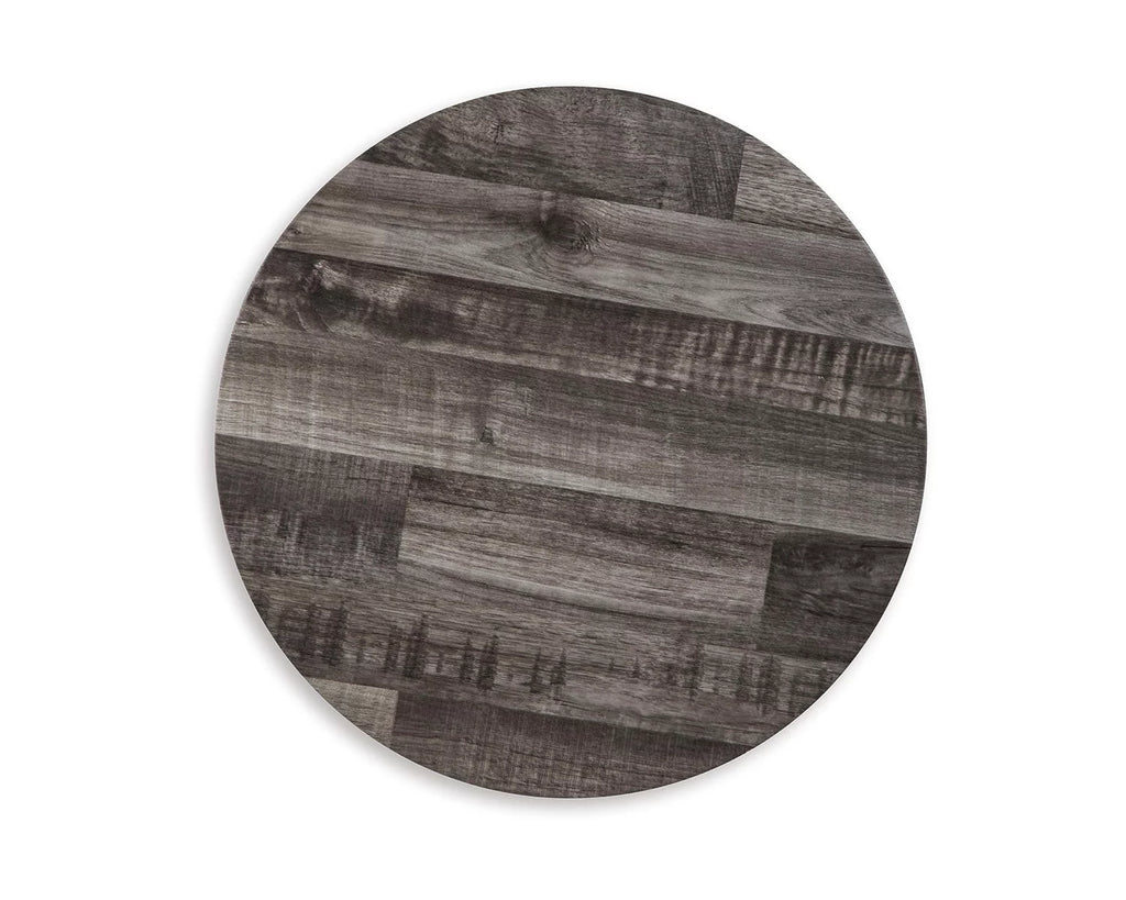 Accent Table Set of 2 Black/Gray F277537