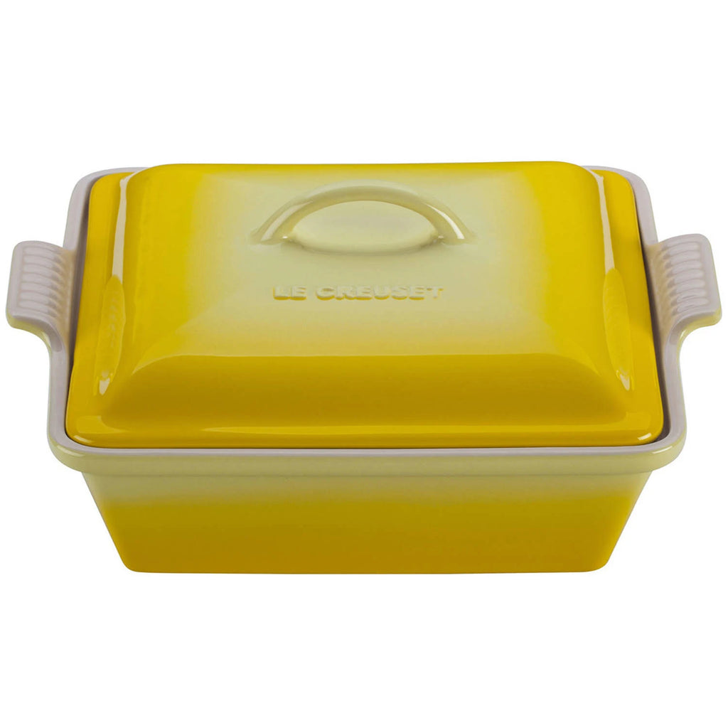 2.5-qt. Covered Square Stoneware Casserole D73983