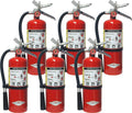 5lb ABC Dry Chemical Fire Extinguisher (6 Pack) Q72280
