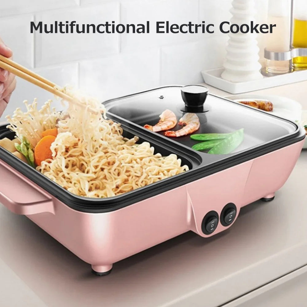 Electric Grill Pan 2L 1200W Barbecue Machine P593
