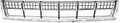 Silvery ABS Front Lower Mesh Grill Pack of 2 M295