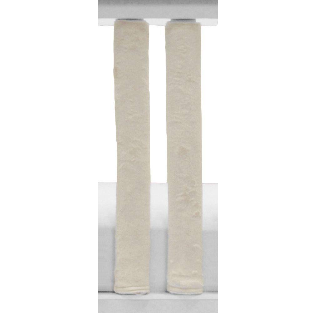 24 Piece Cream Minky Crib Liners W218817