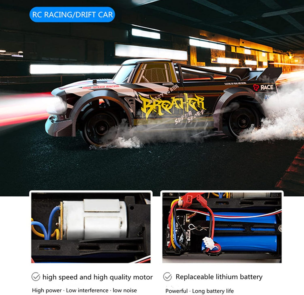 1:16 Scale 2.4GHz RC Drift Car, 4WD RTR, 2 Batteries T546339