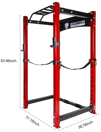 1000 Pound Capacity Power Rack Squat Stand with J-Hooks K45148