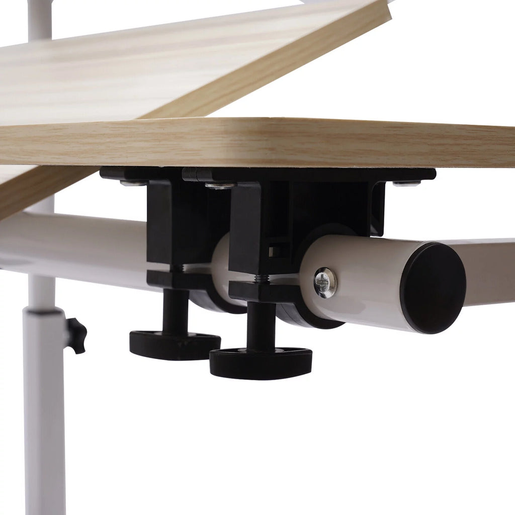 Mobile Adjustable Height Standing Desk with Wheels H49187