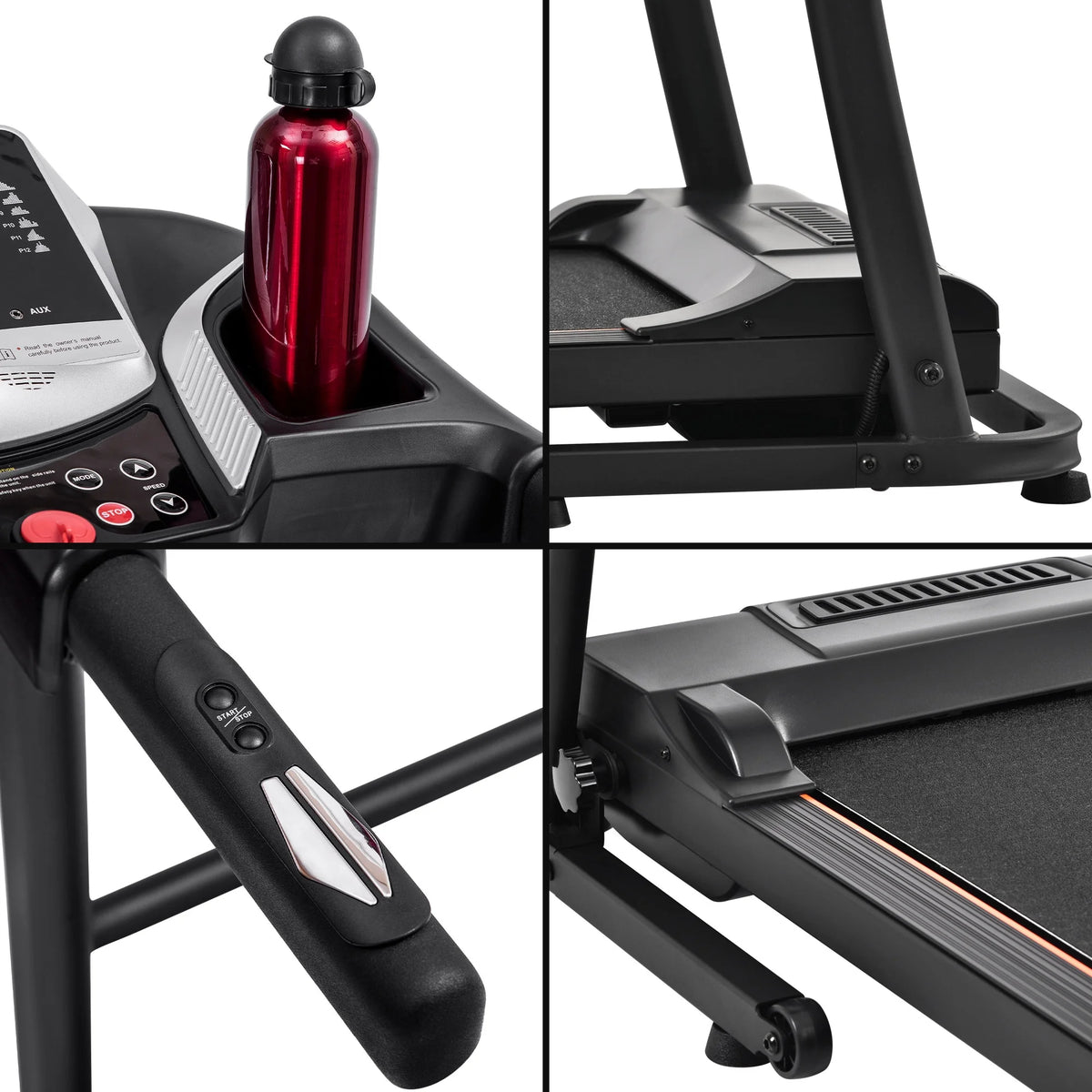 Folding Incline Treadmill 2.5HP Electric Running Machine F9345