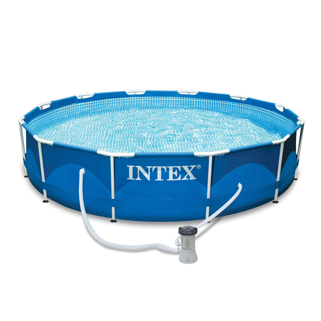 12'x30 Swimming Pool with Pump, Ladder, and Cover R91748