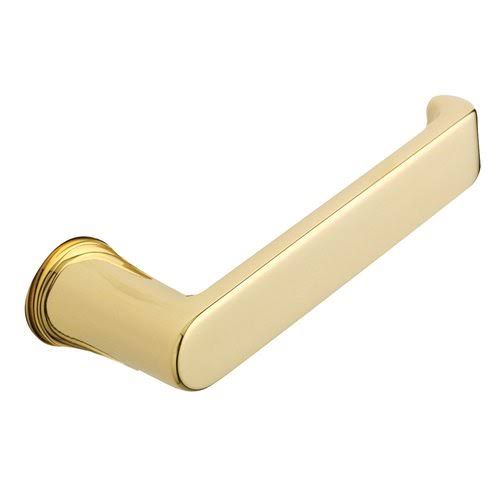Satin Brass and Black Pair of Levers L657524