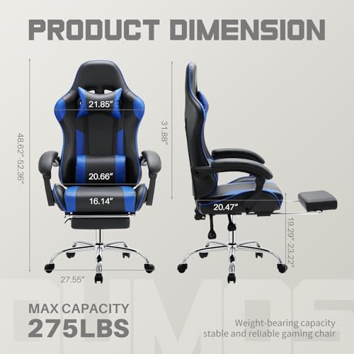 Ergonomic Height Adjustable Swivel Office Chair with Footrest R893