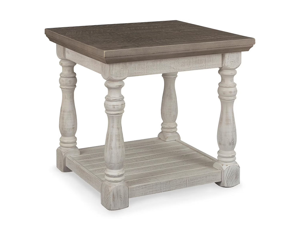 Gray/White End Table Q317437