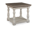 Gray/White End Table Q317437
