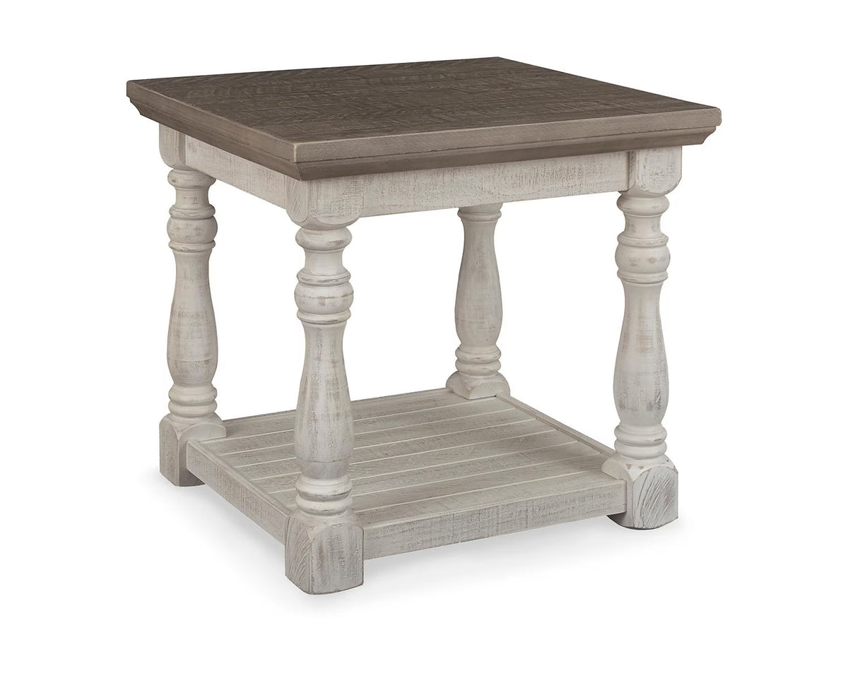 Gray/White End Table Q317437