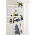 Sage Green Grey Three-Shelf Wall Unit F274