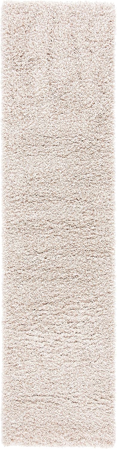 Beige Plush 2-inch Thick Runner S731