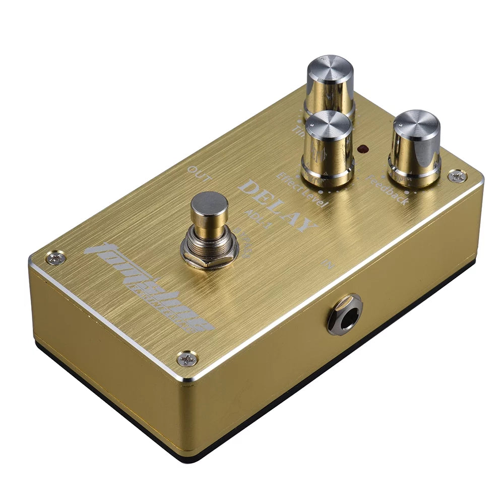 Delay Electric Guitar Effect Pedal Aluminum Alloy Housing True Bypass N194