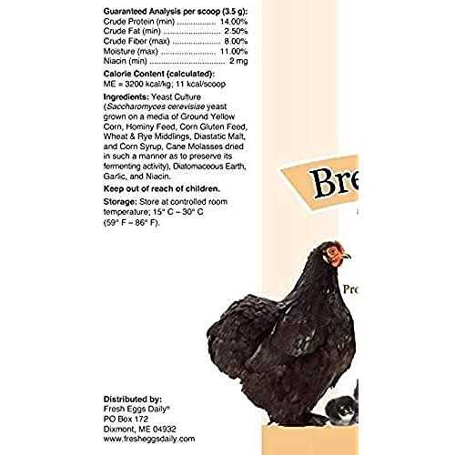 Brewers Yeast with Garlic Powder and Niacin Feed Supplement 1LB B355144