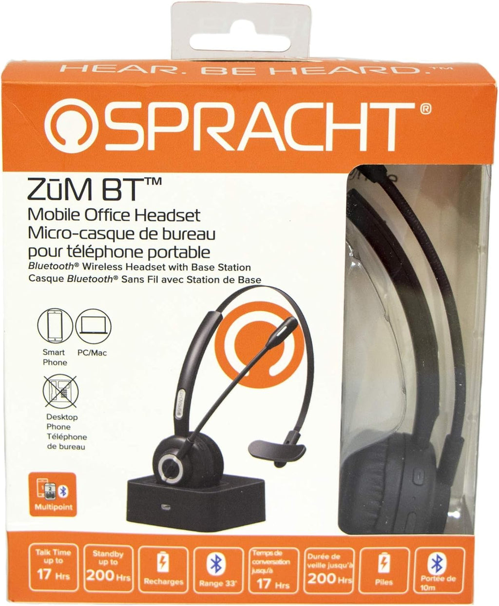 Wireless Bluetooth Mobile Office Headset Pack of 2 S793897