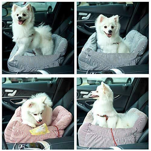 Dog Car Seat Pet Travel Safety Car Seat with Storage Pocket L4363