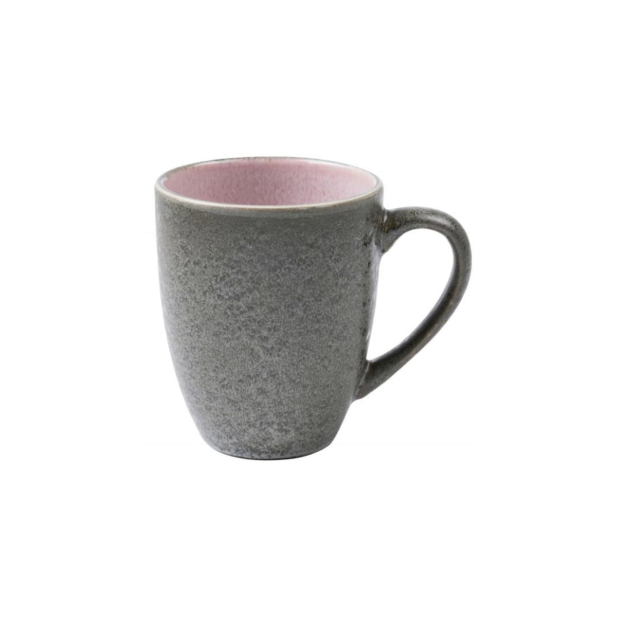 Stoneware Mug With Handle 0.3 l Grey, Light Pink Q32141