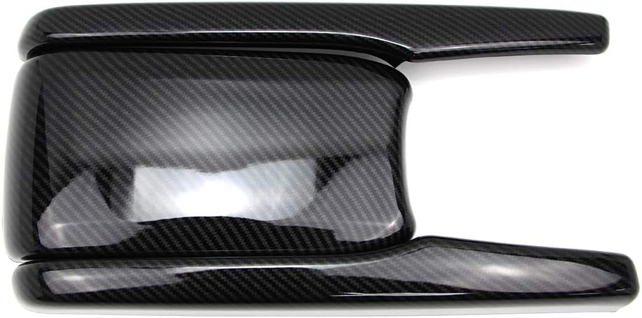 Carbon Fiber Style Armrest Box Cover Pack of 2 I51244