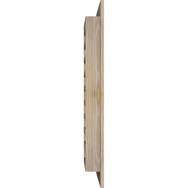 12-in W x 12-in H Vertical Gable Vent Unfinished Smooth Pine M371212