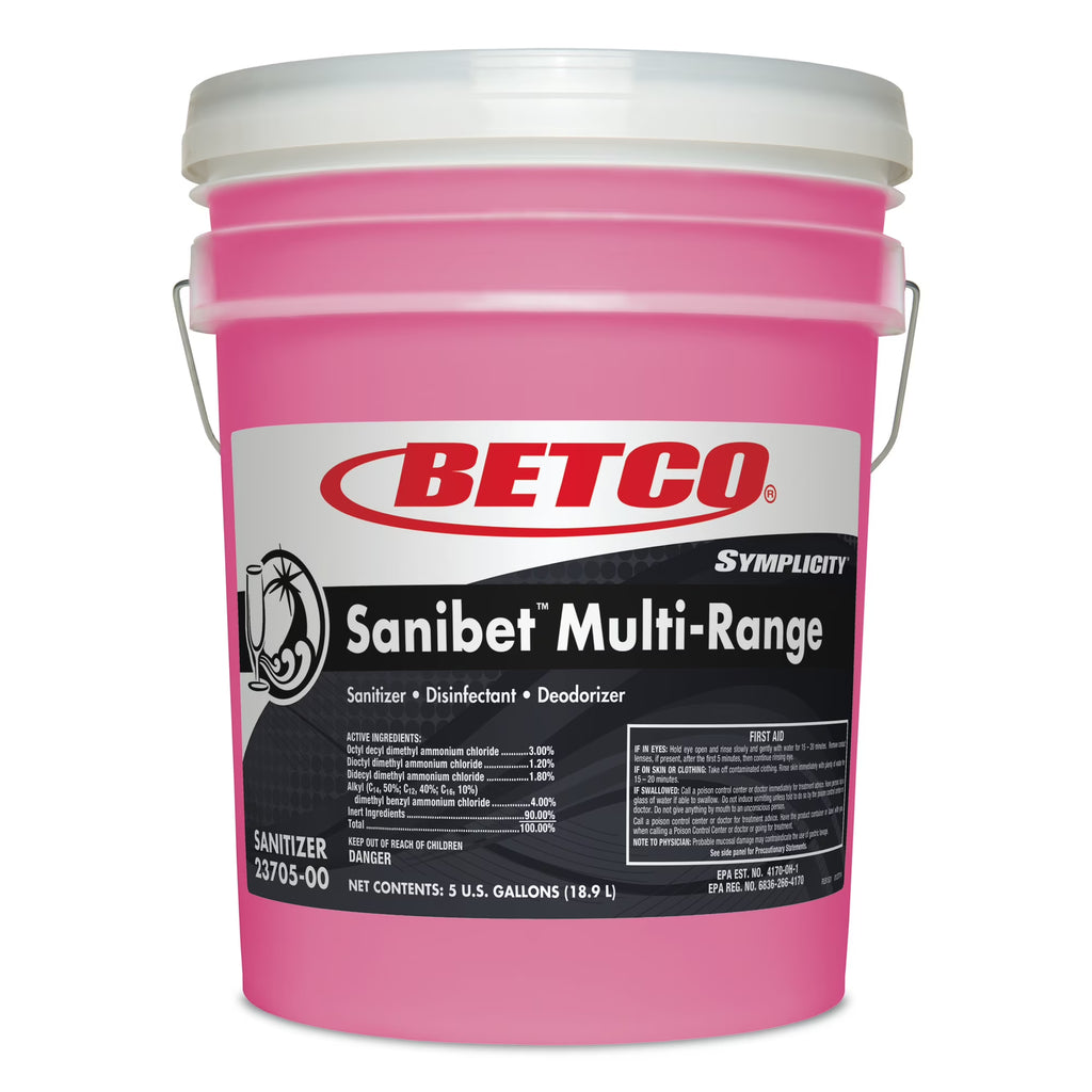 Betco® Sanibet Multi-Range Sanitizer, 5g K80407
