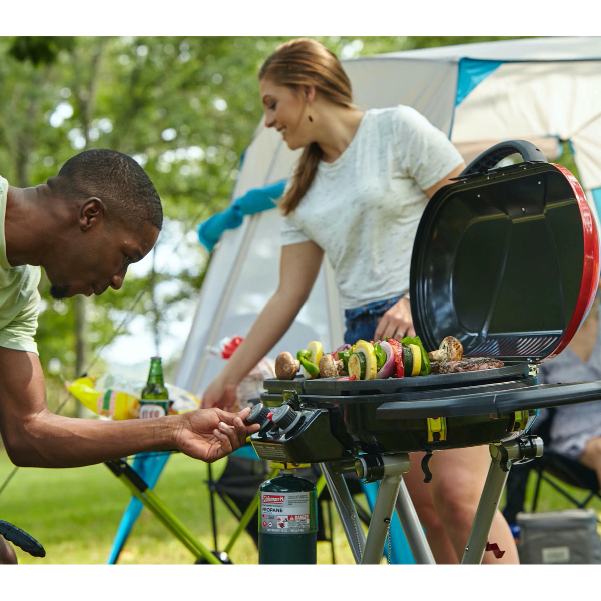 2 Burner Propane Gas Portable Grill Y1995