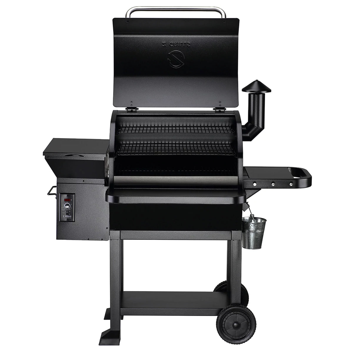Wood Pellet Grill and Smoker 8-in-1 BBQ Black B633