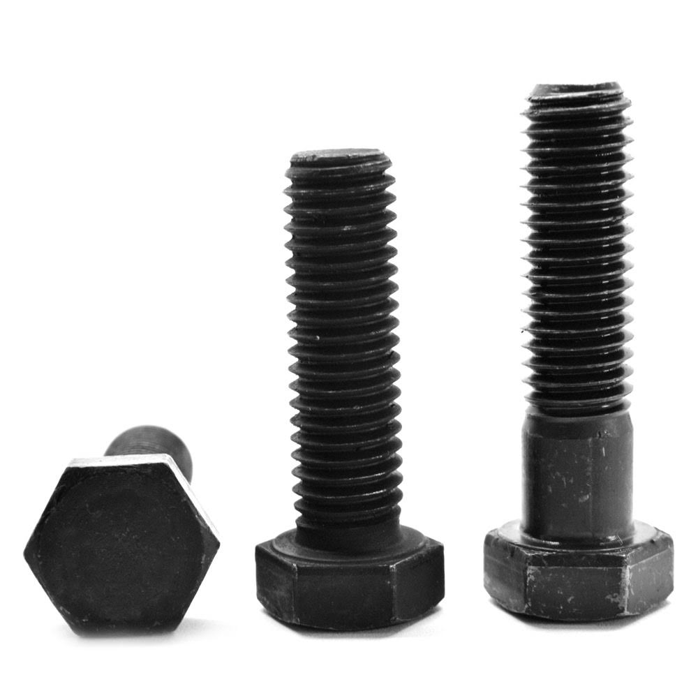 Coarse Thread Grade 5 Hex Cap Screw Medium Carbon Steel Black Oxide Y4563