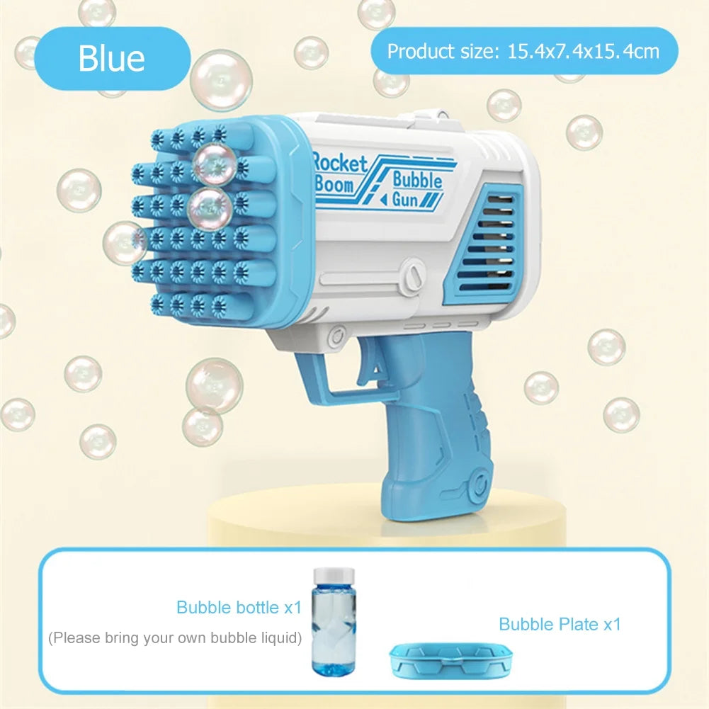 32 Holes Electric Bubble Machine (Blue) I357311