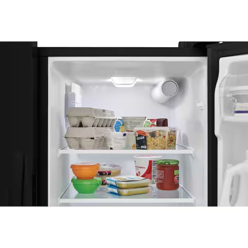 36 in. 25.6 cu. ft. Black Side by Side Refrigerator N564748