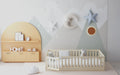 Hardwood Toddler Floor Bed with Gate C160126