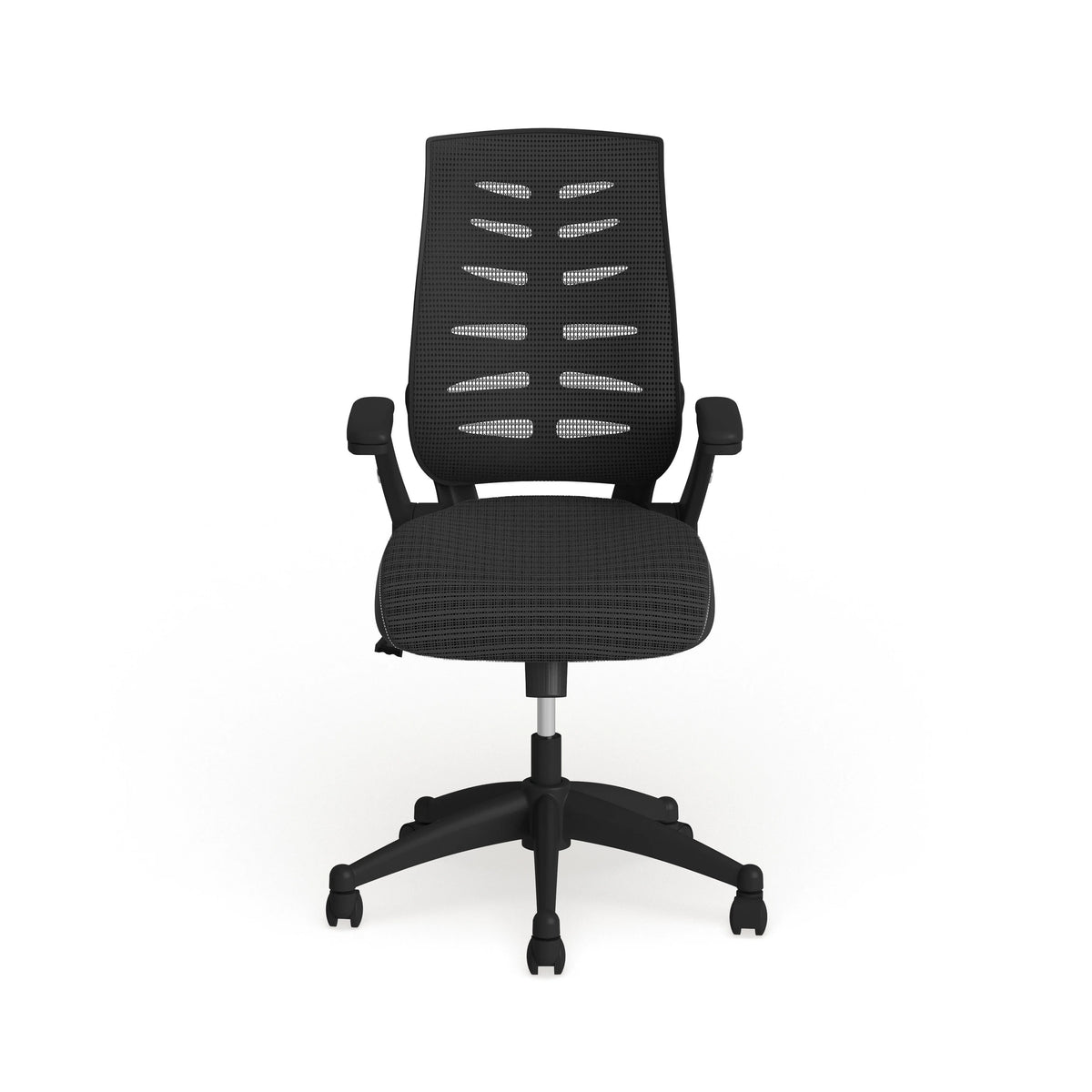 High Back Mesh Ergonomic Swivel Chair with Flip-Up Arms Y3704