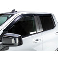 Smoke W/Chrome Trim 4 Pc Low Profile Ventvisor F5720