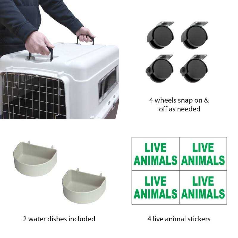 Plastic Dog Crate M8098