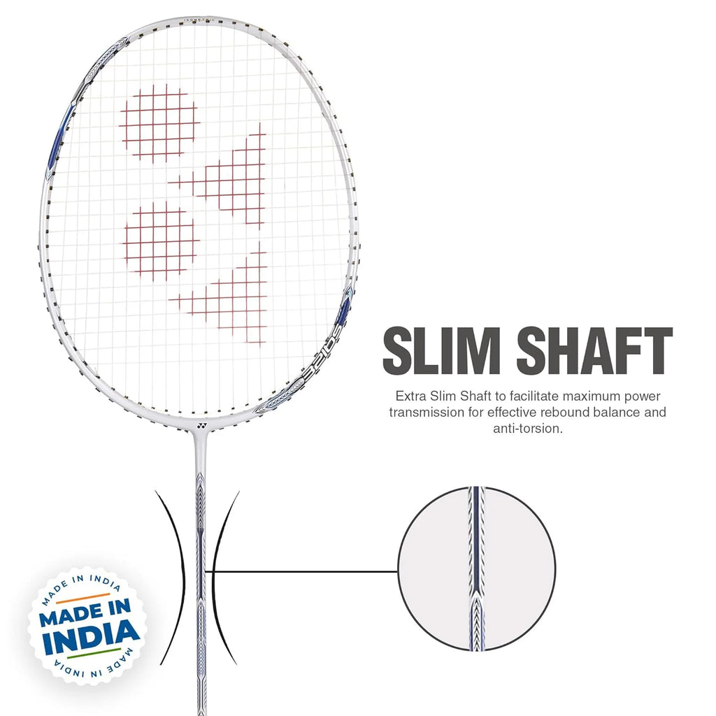 Pearl White Badminton Racquet K5840