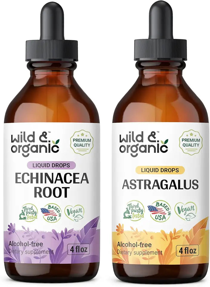 Echinacea Tincture 4 fl oz & Astragalus Tincture 4 fl oz K705