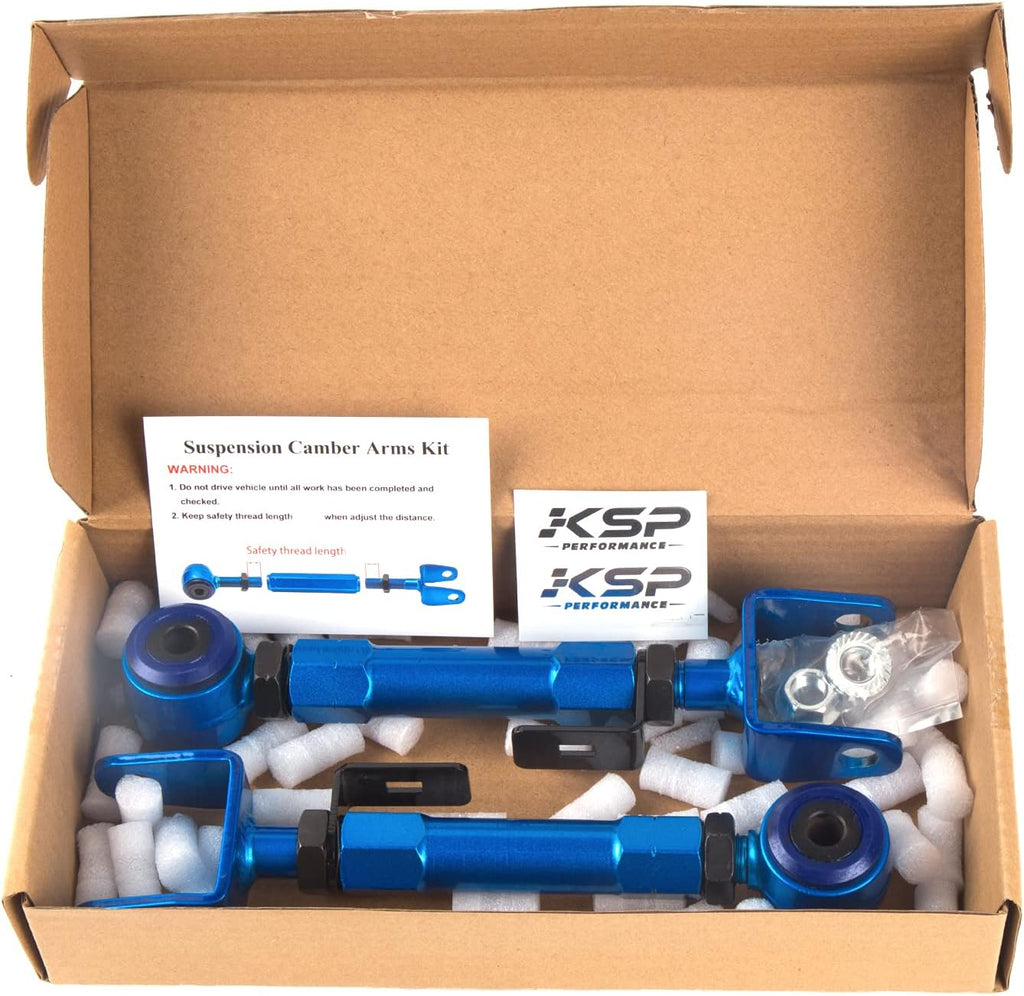 Rear Upper Camber Arms Kit Control Rod Adjustable -2° to +4° R833480