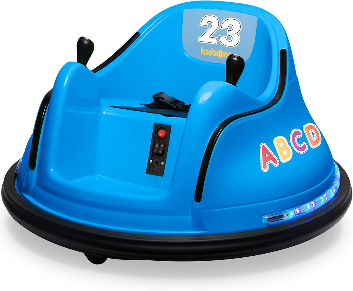 Dark Blue 12V Electric Ride On Bumper Car with Remote Control U46308